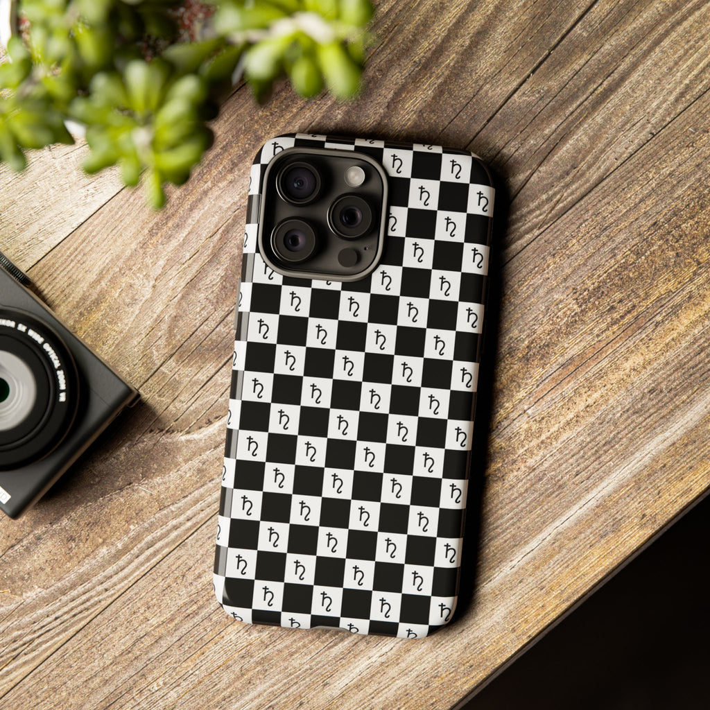 Saturn Phone Case - Checkerboard
