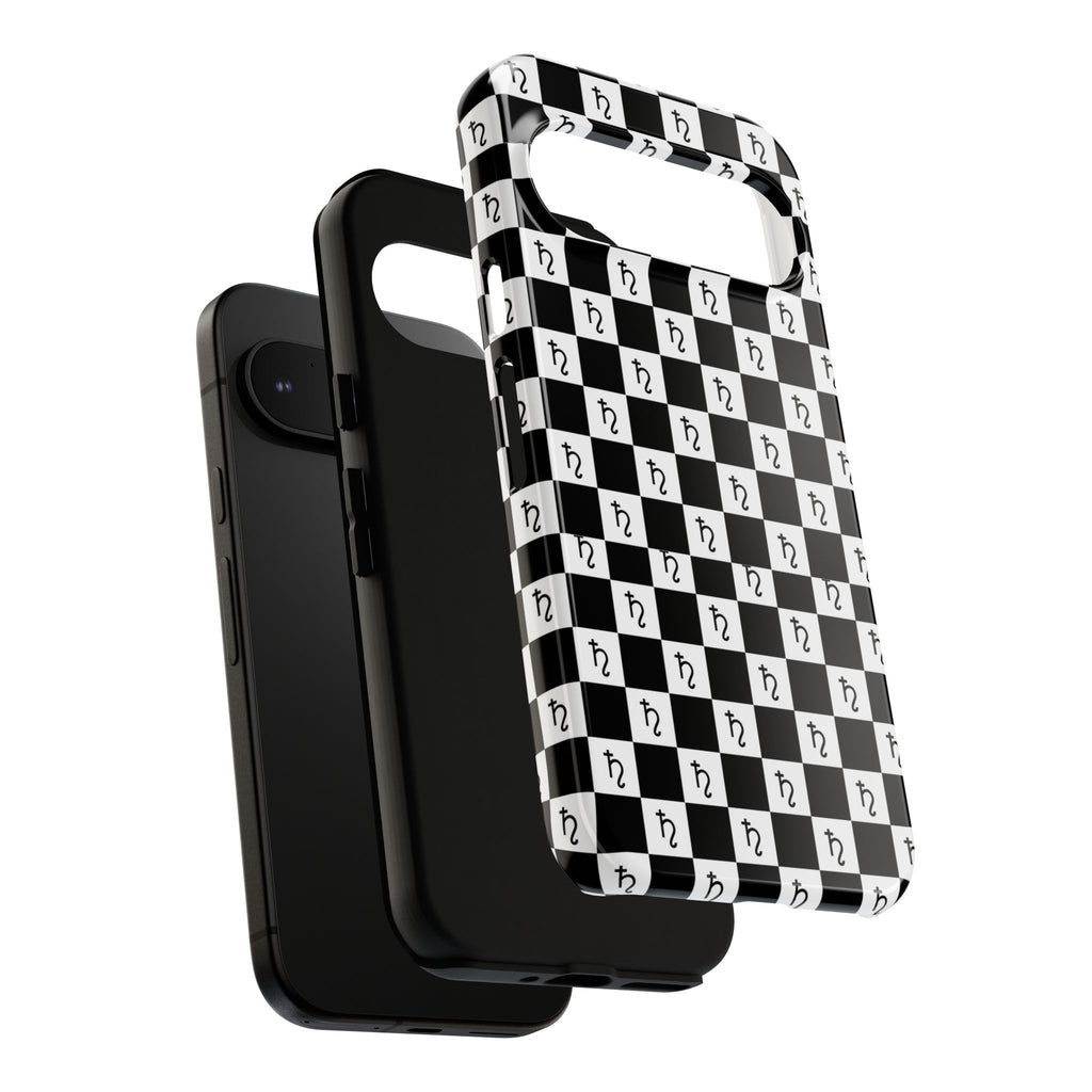 Saturn Phone Case - Checkerboard