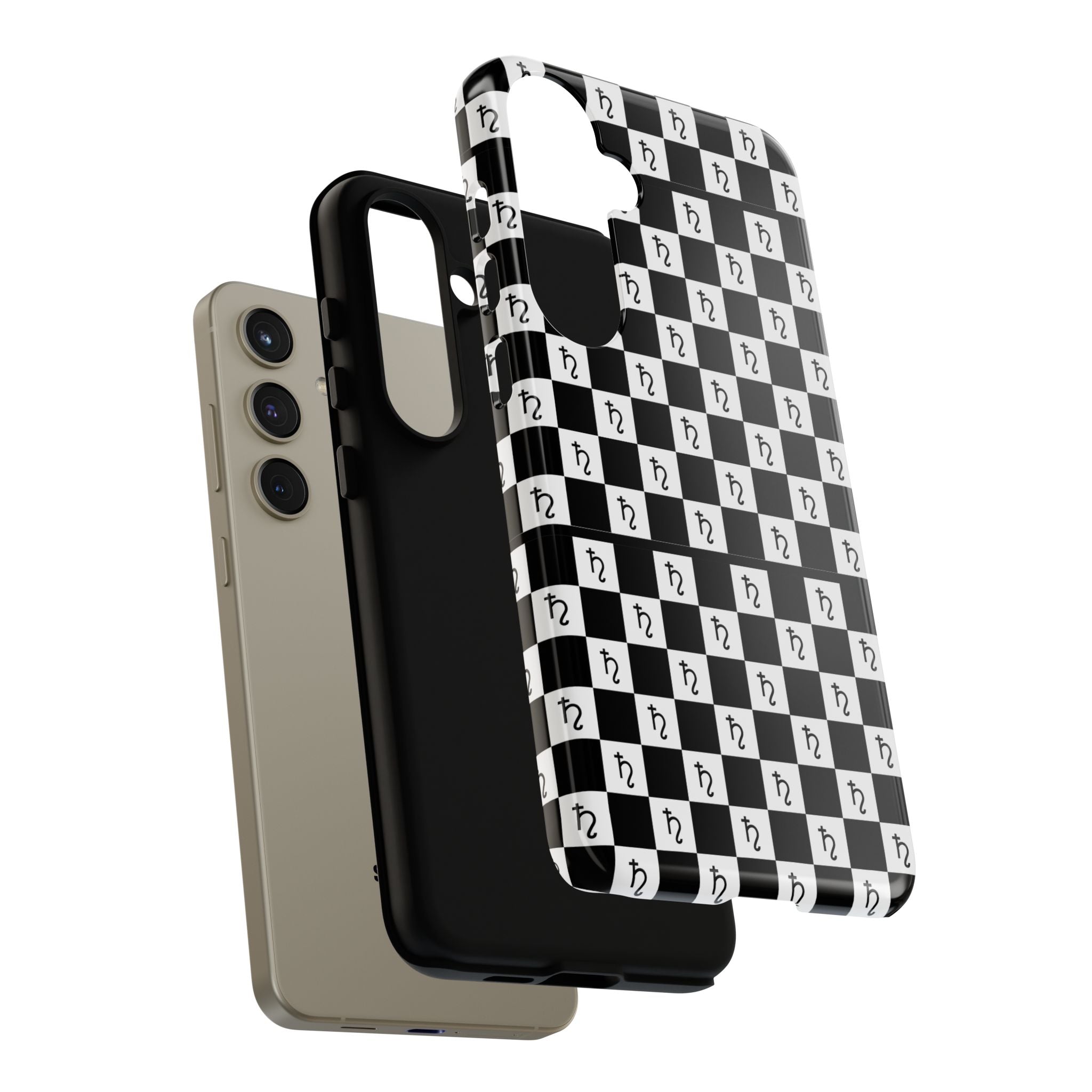 Saturn Phone Case - Checkerboard