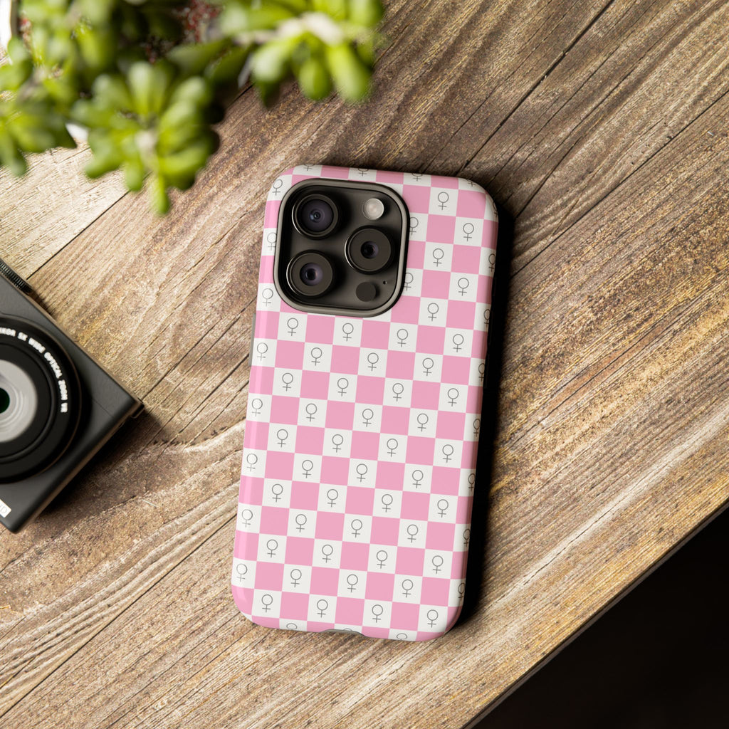 Venus Phone Case - Checker