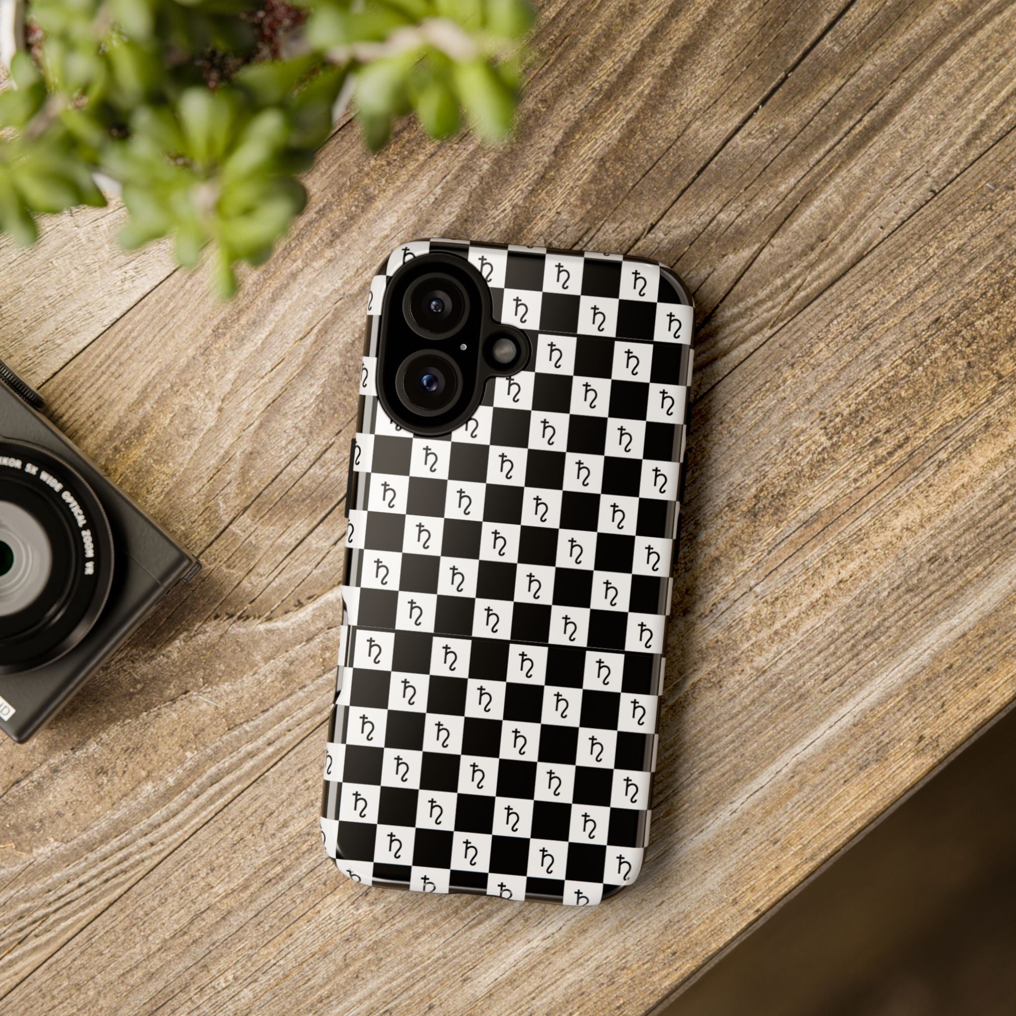 Saturn Phone Case - Checkerboard
