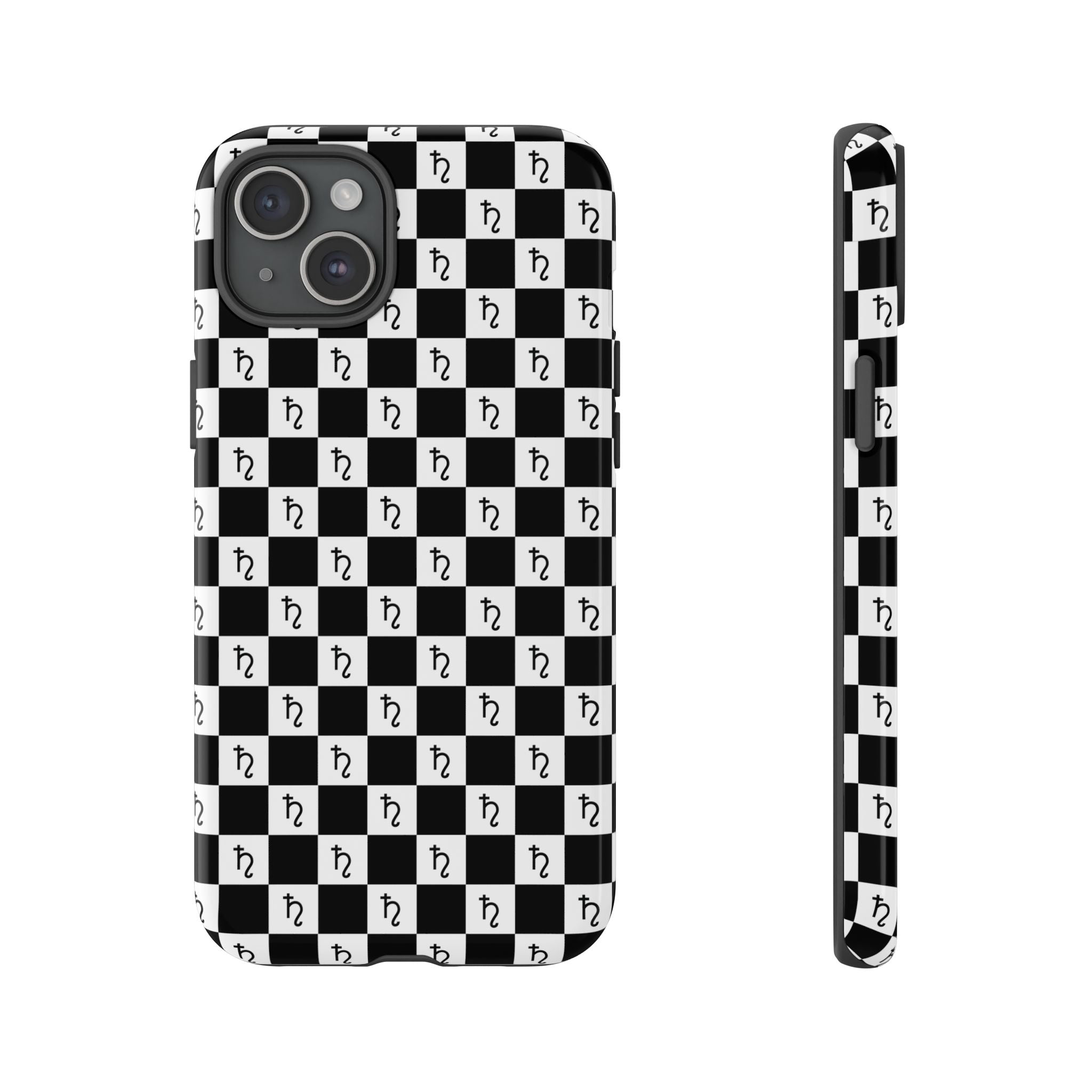 Saturn Phone Case - Checkerboard