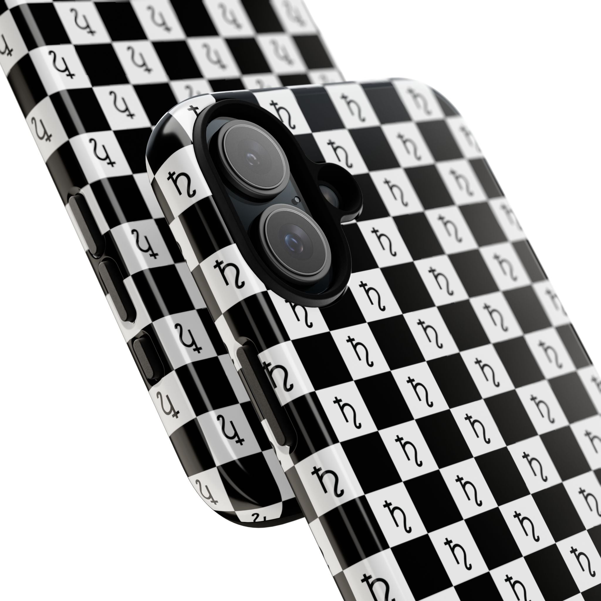 Saturn Phone Case - Checkerboard
