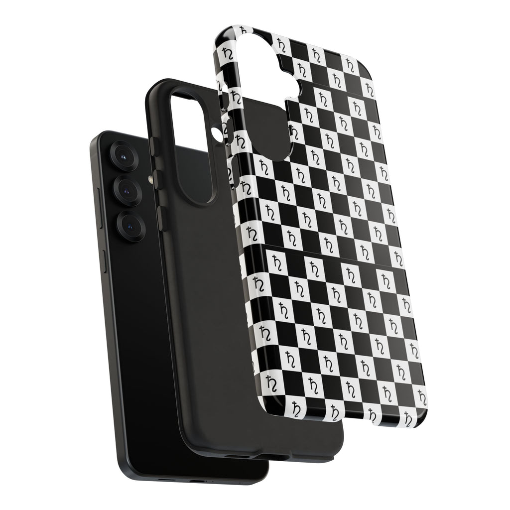 Saturn Phone Case - Checkerboard