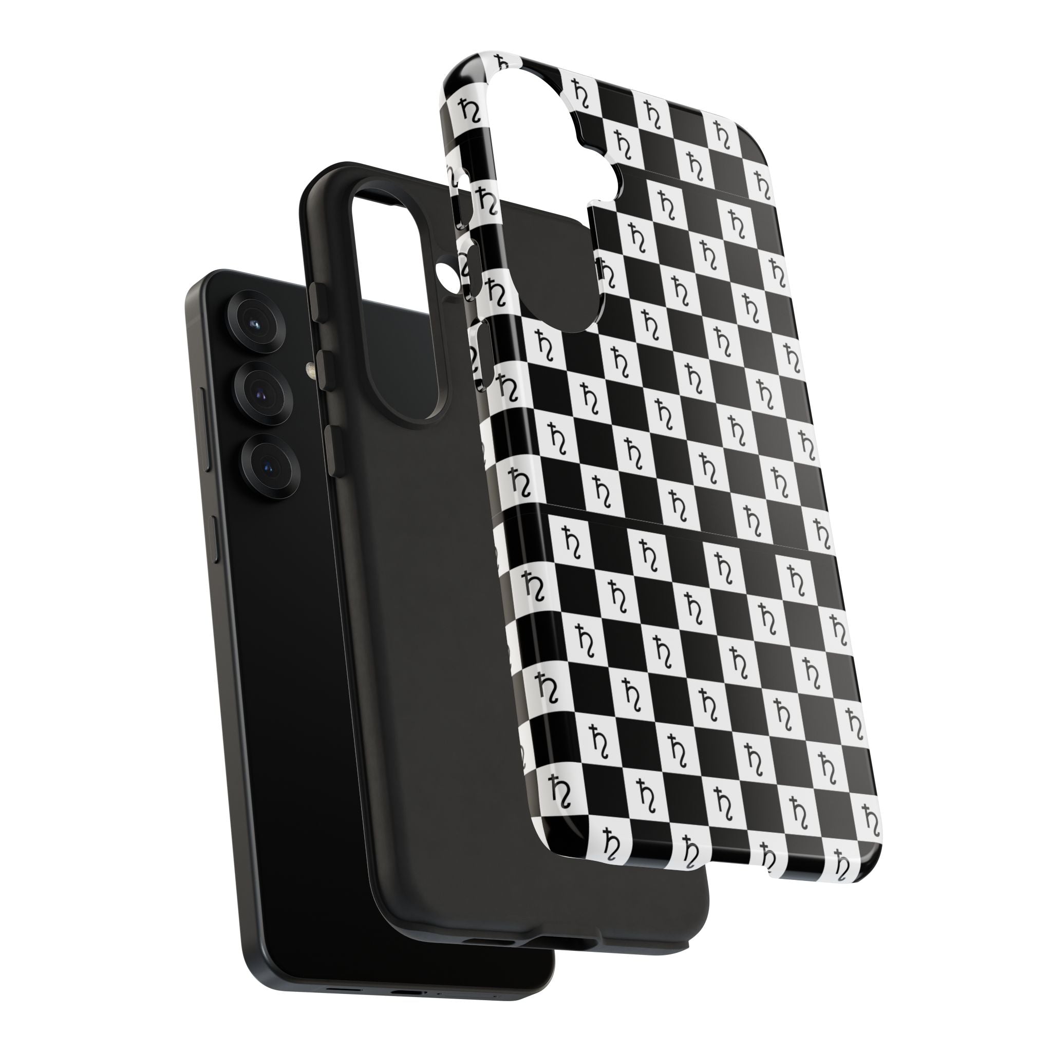 Saturn Phone Case - Checkerboard