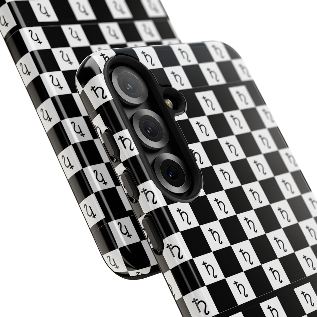 Saturn Phone Case - Checkerboard