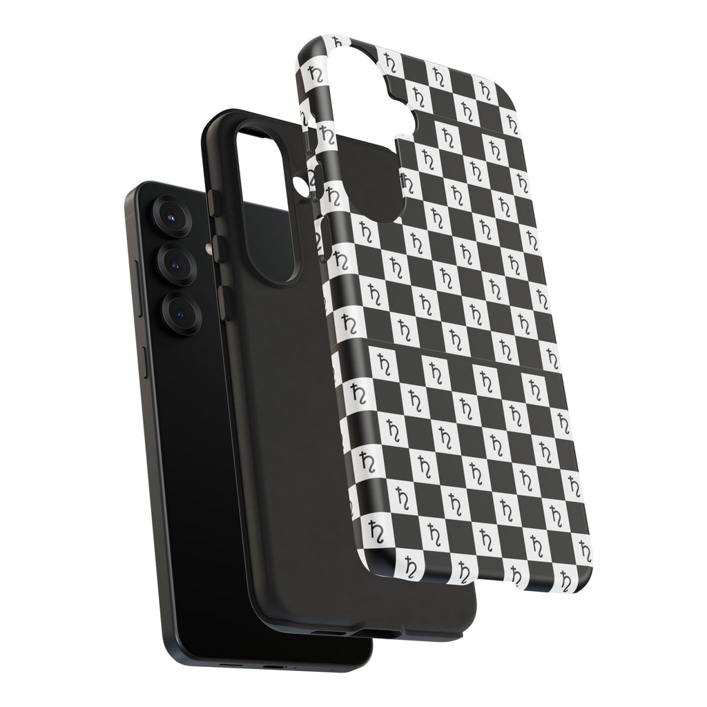 Saturn Phone Case - Checkerboard