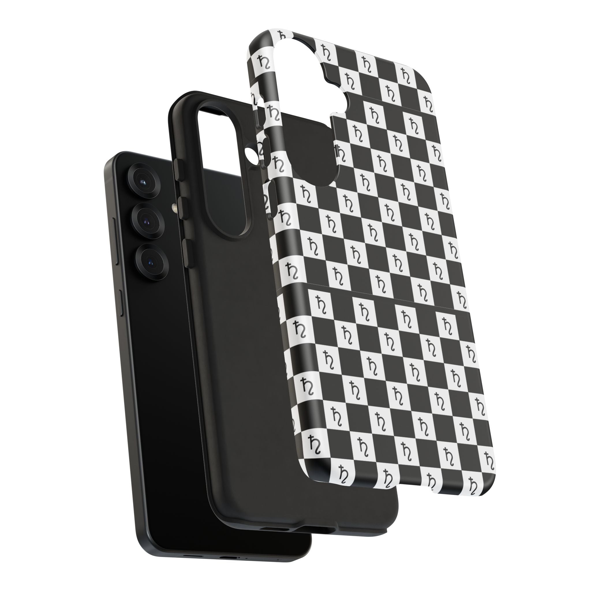 Saturn Phone Case - Checkerboard