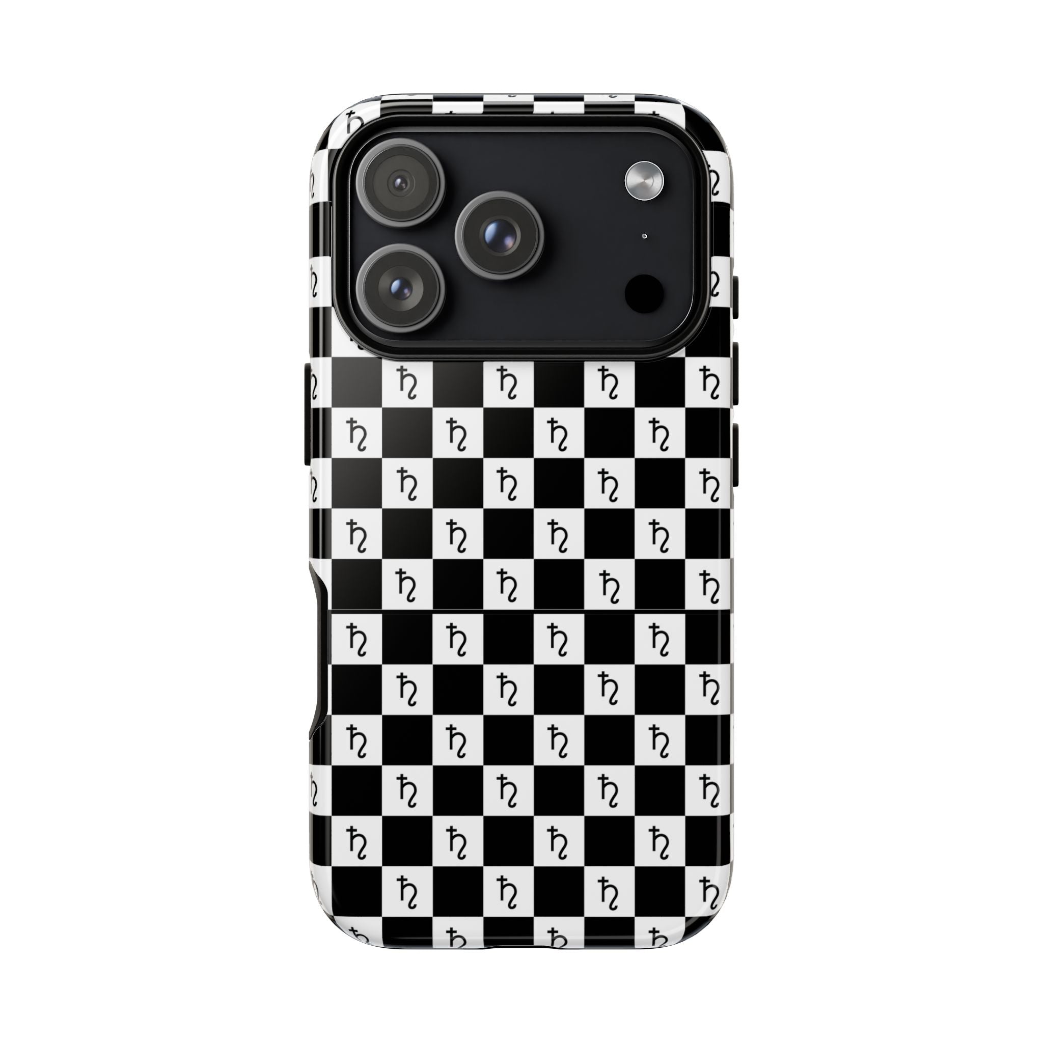 Saturn Phone Case - Checkerboard