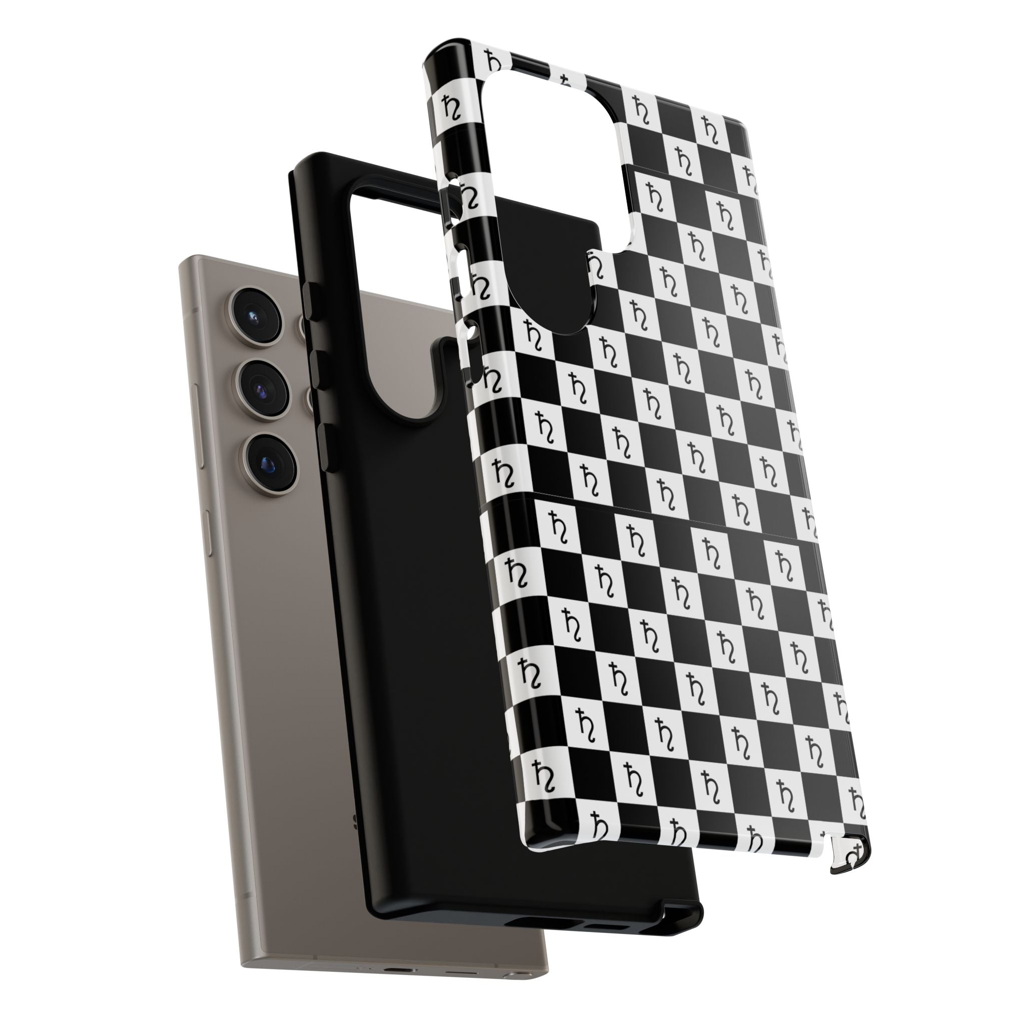 Saturn Phone Case - Checkerboard