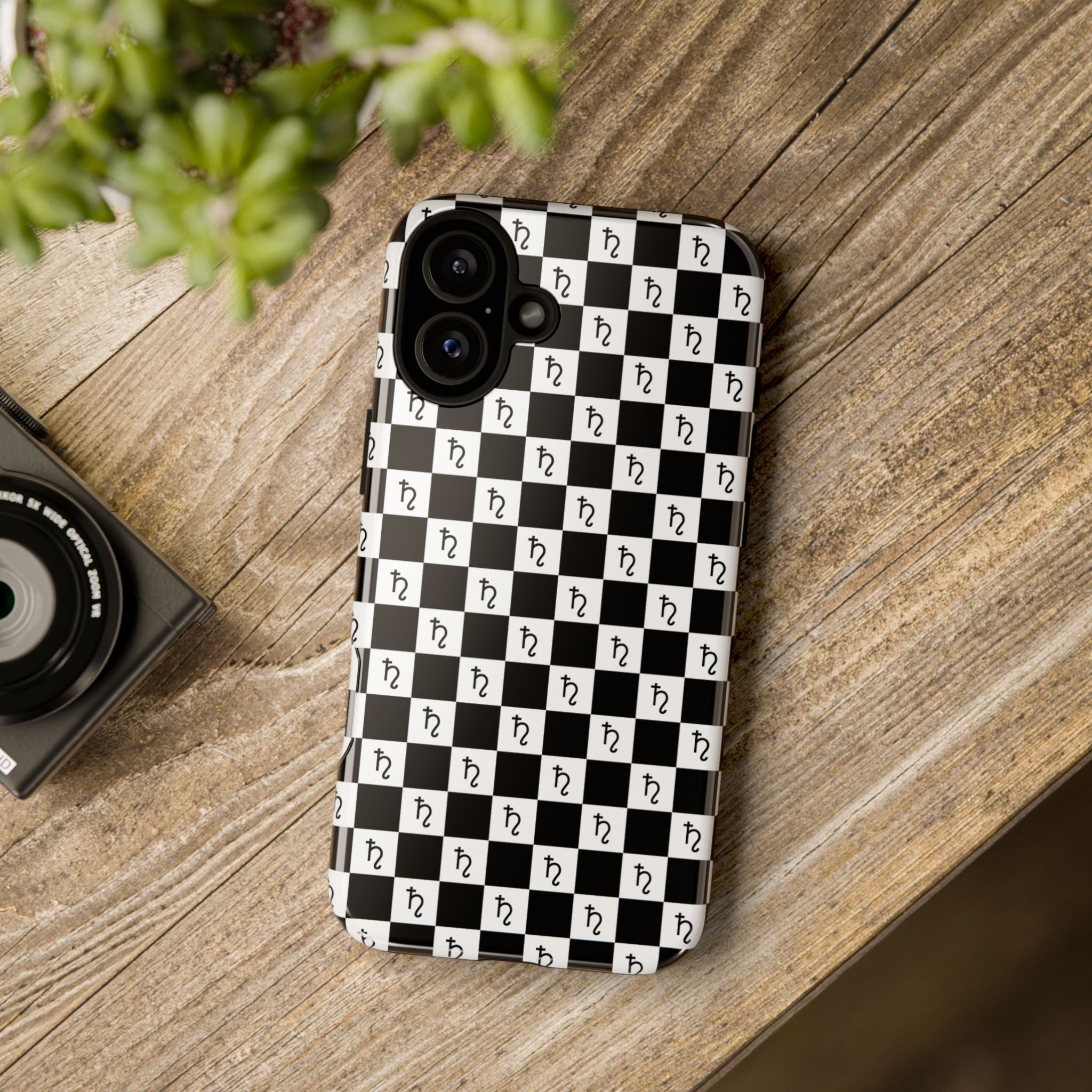 Saturn Phone Case - Checkerboard