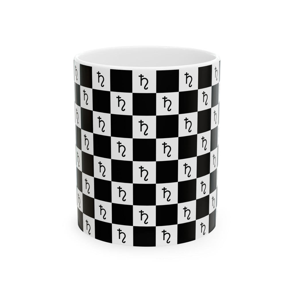 Saturn Mug - Checkerboard