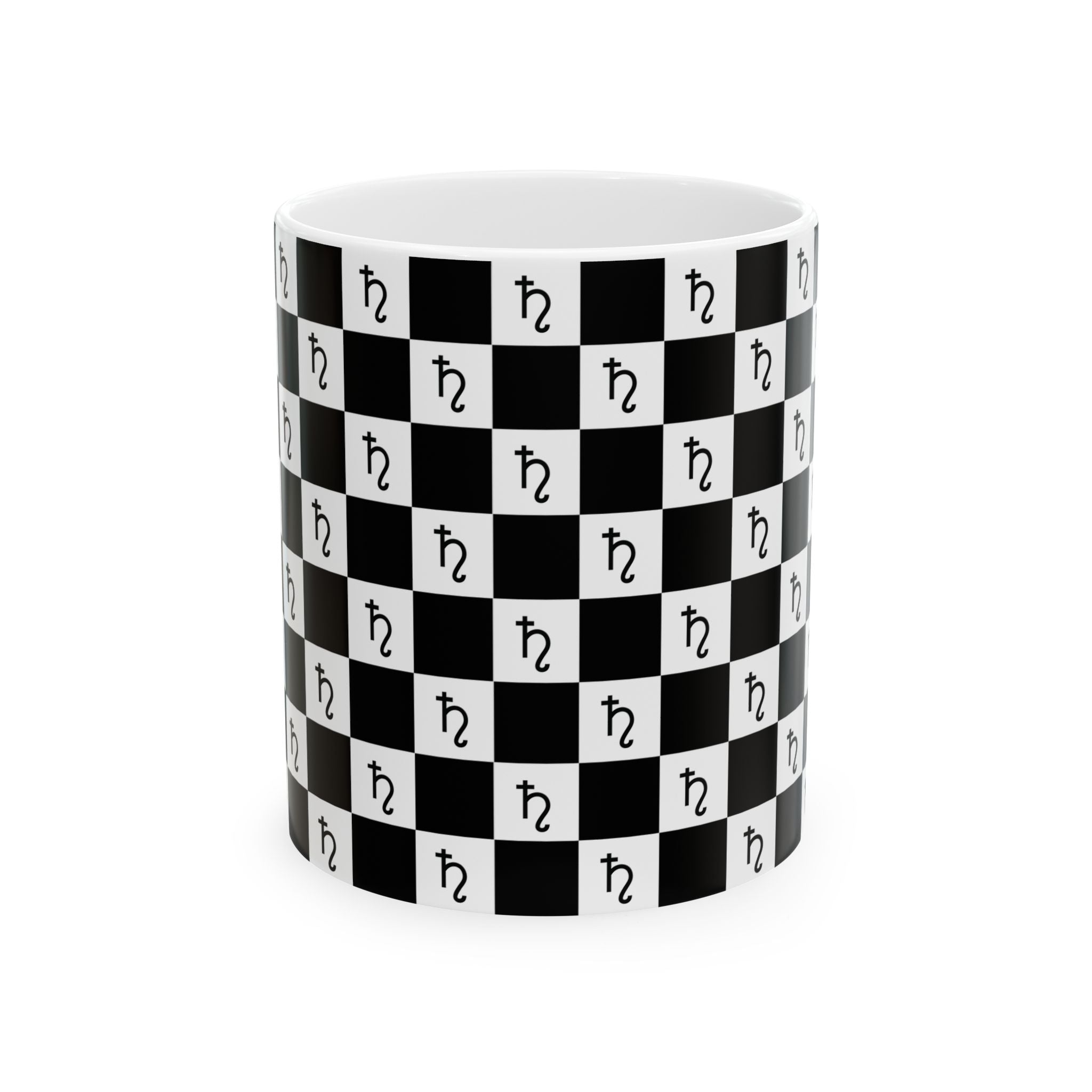 Saturn Mug - Checkerboard