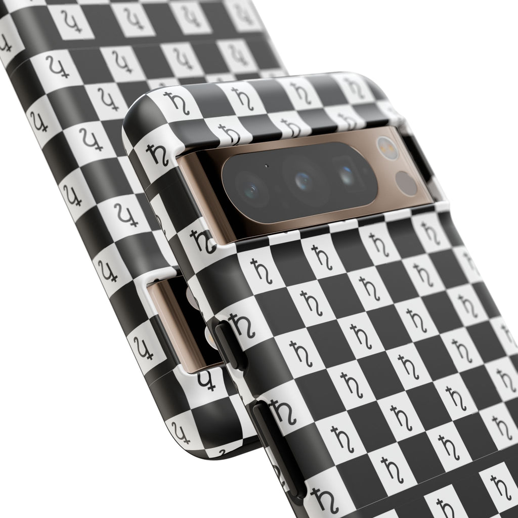 Saturn Phone Case - Checkerboard