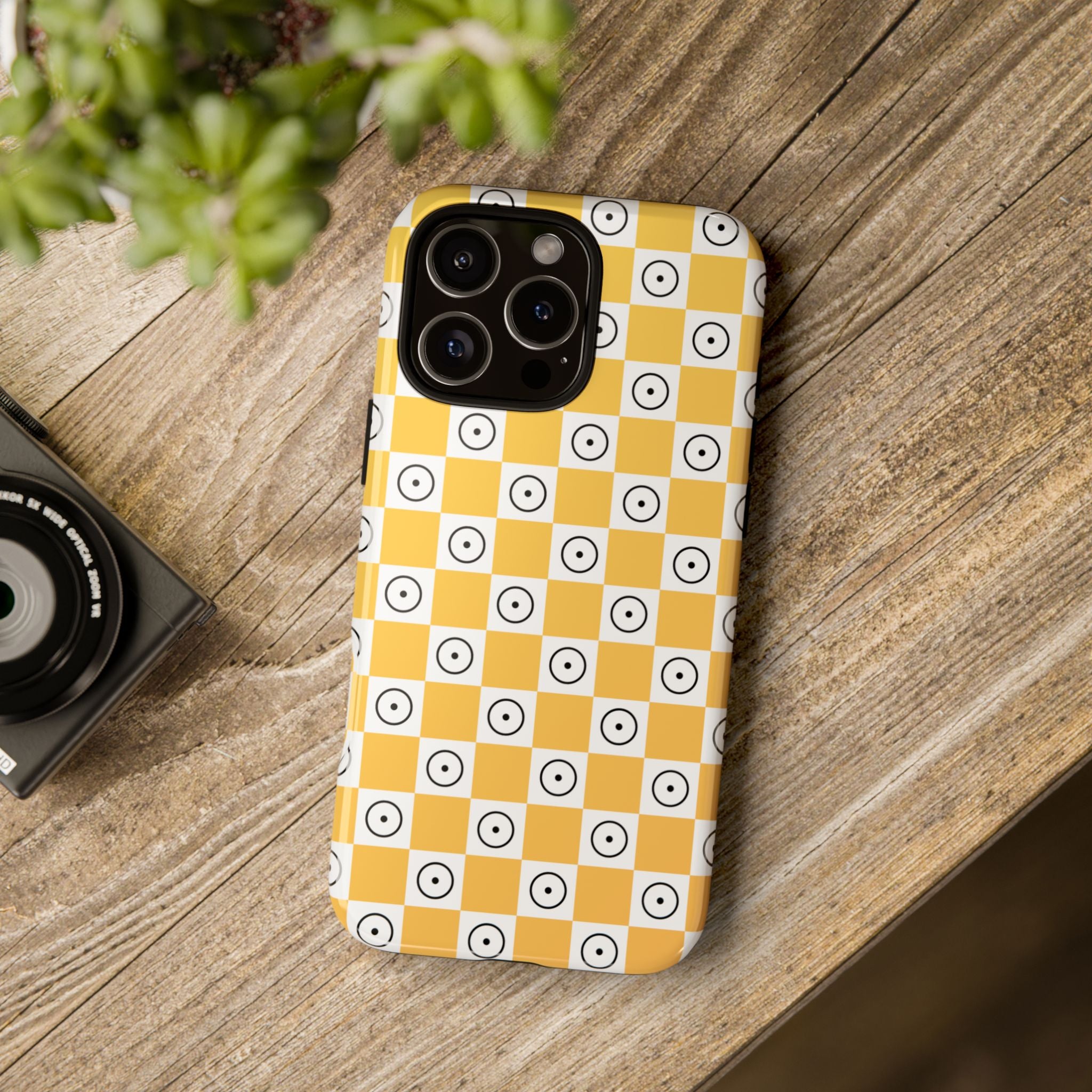 Sun Phone Case - Checker