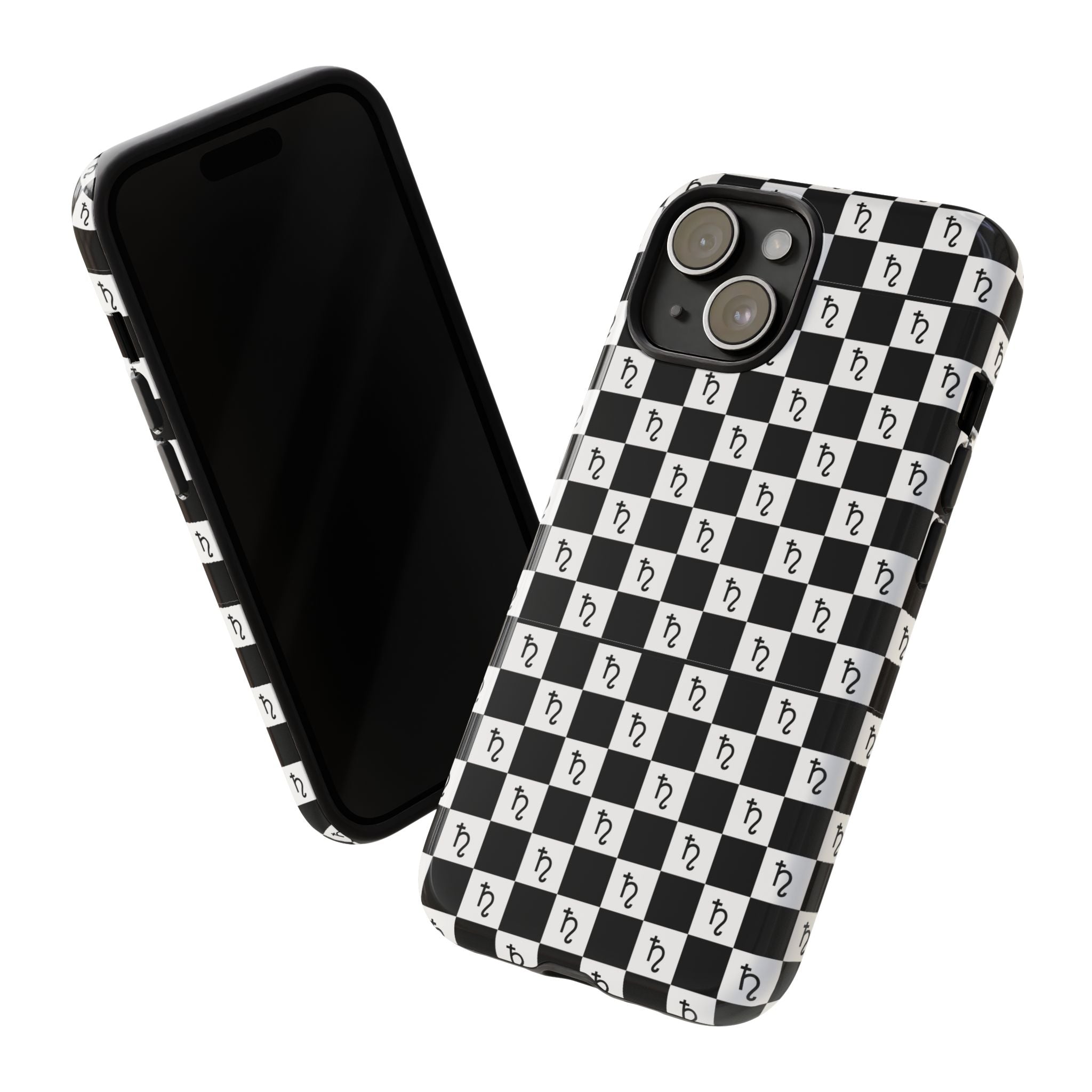 Saturn Phone Case - Checkerboard