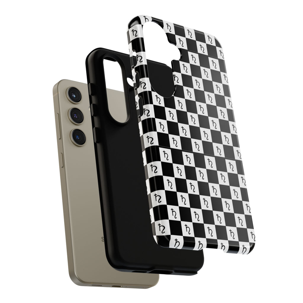 Saturn Phone Case - Checkerboard