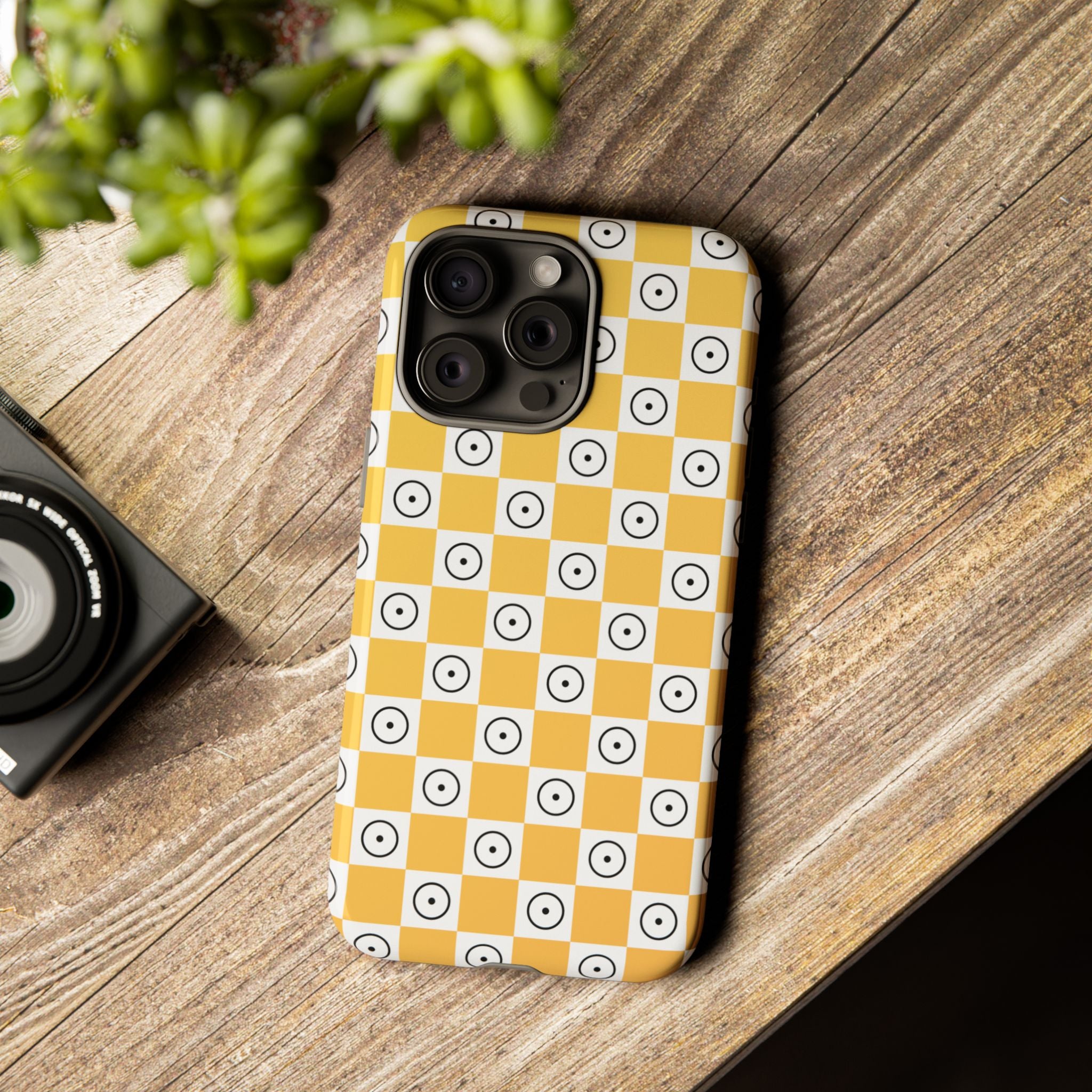 Sun Phone Case - Checker