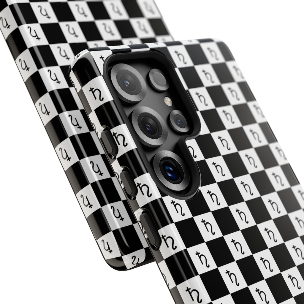 Saturn Phone Case - Checkerboard