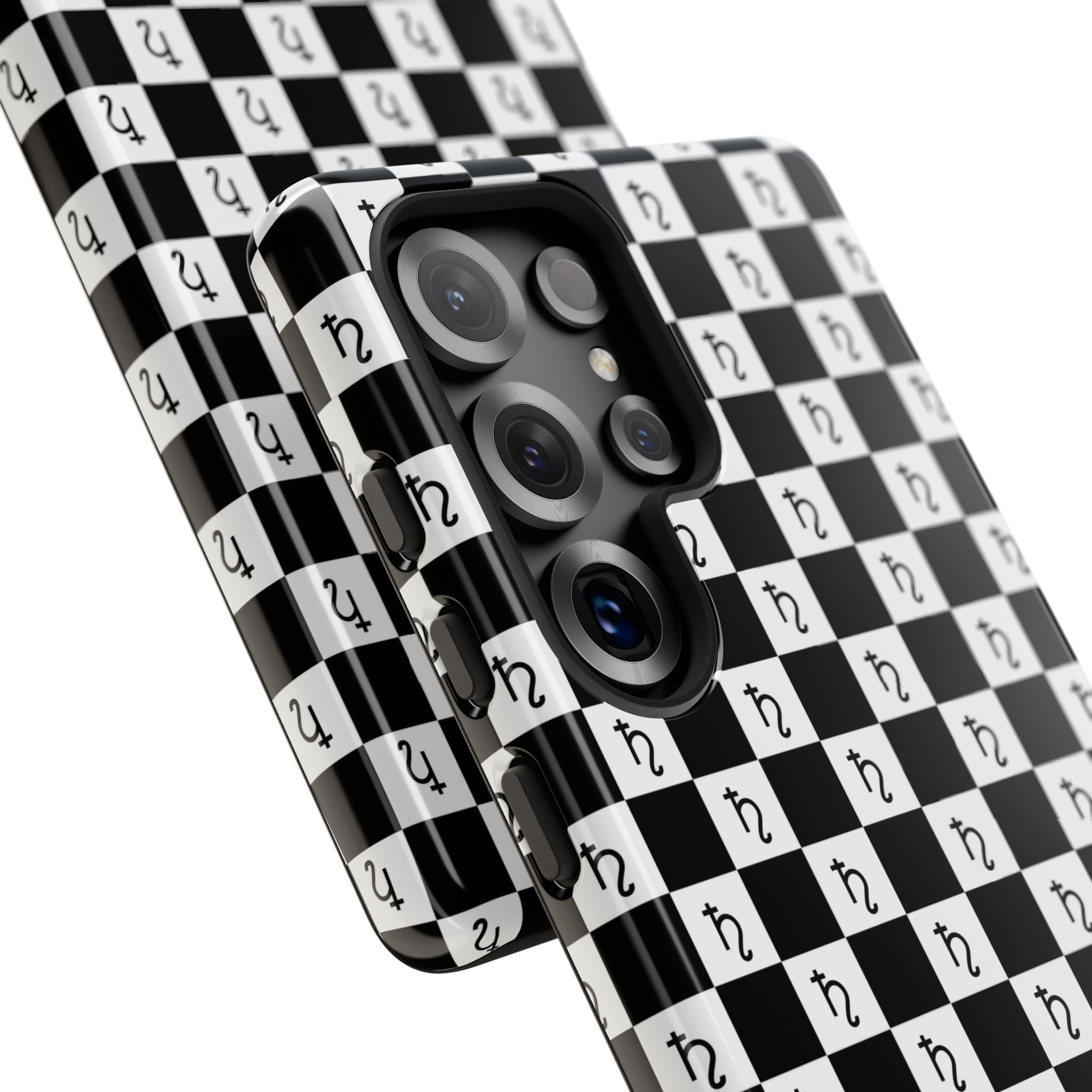 Saturn Phone Case - Checkerboard