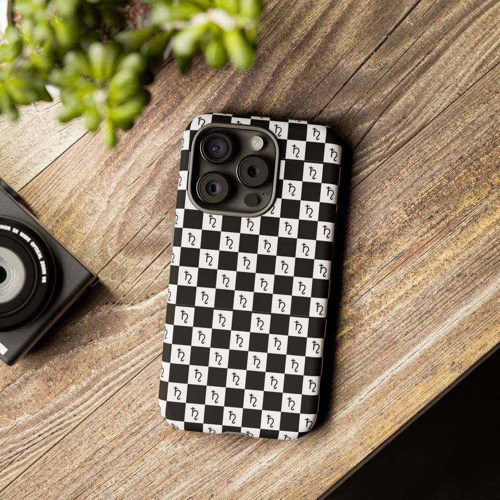 Saturn Phone Case - Checkerboard