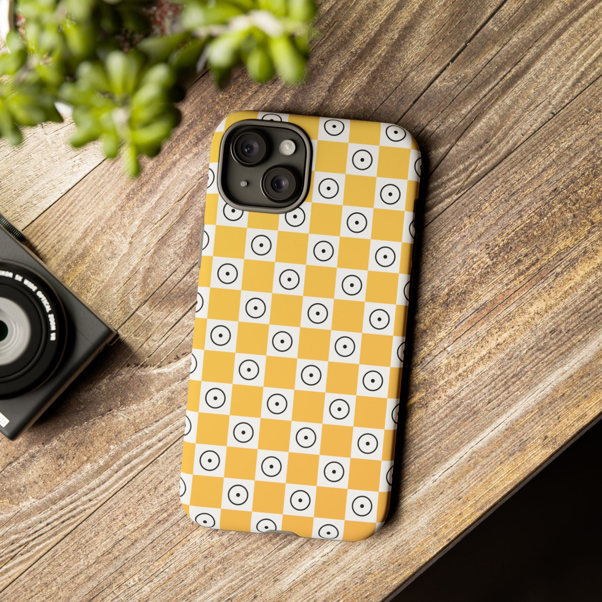 Sun Phone Case - Checker
