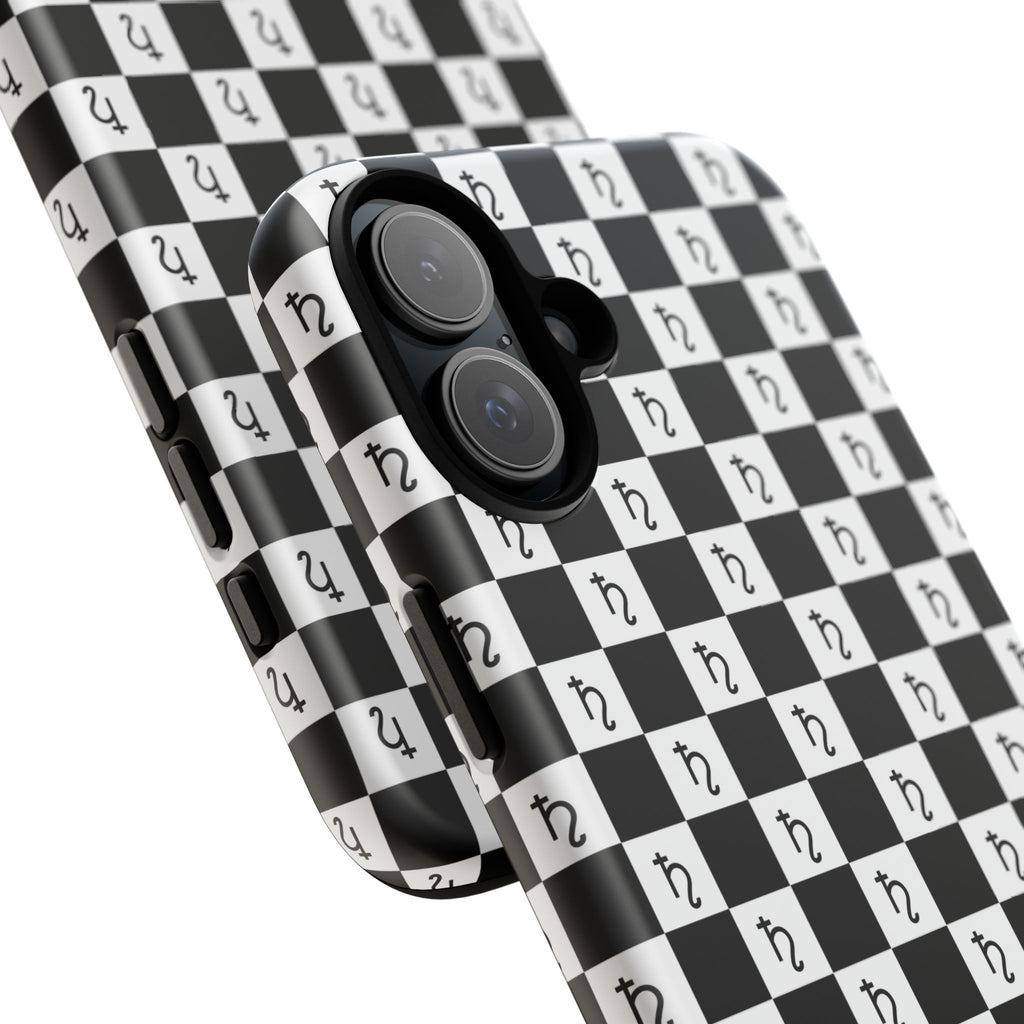Saturn Phone Case - Checkerboard