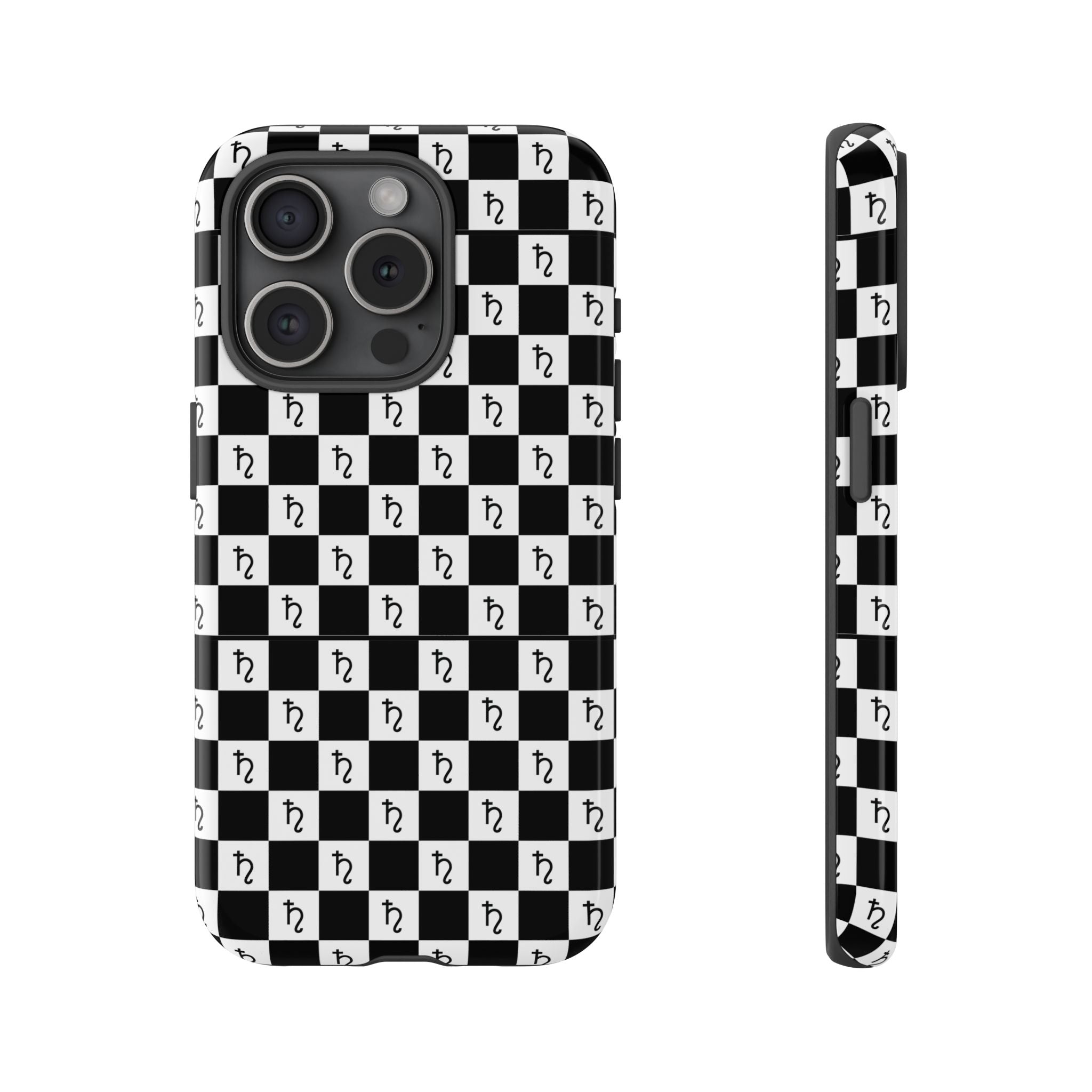 Saturn Phone Case - Checkerboard