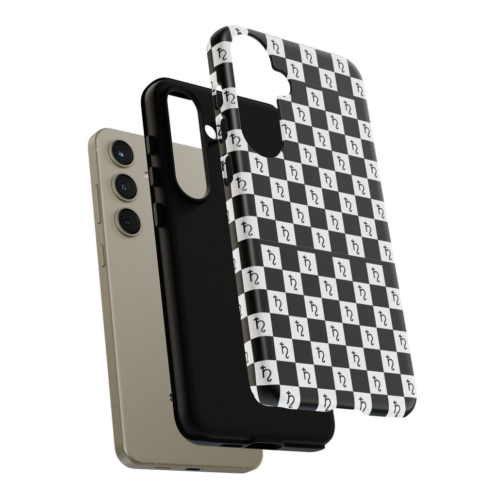 Saturn Phone Case - Checkerboard