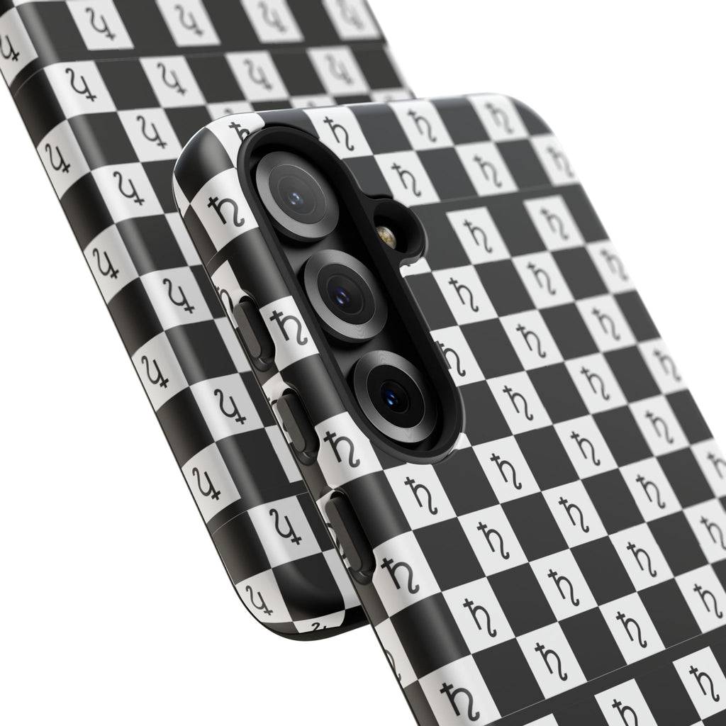 Saturn Phone Case - Checkerboard