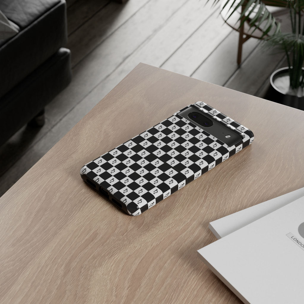 Saturn Phone Case - Checkerboard