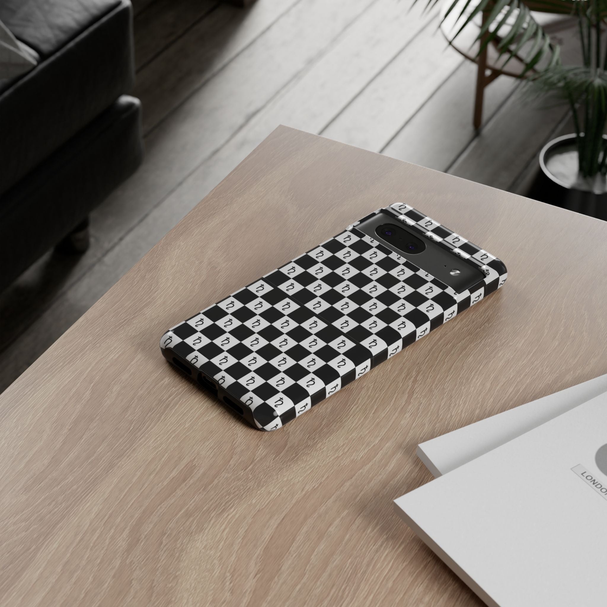 Saturn Phone Case - Checkerboard
