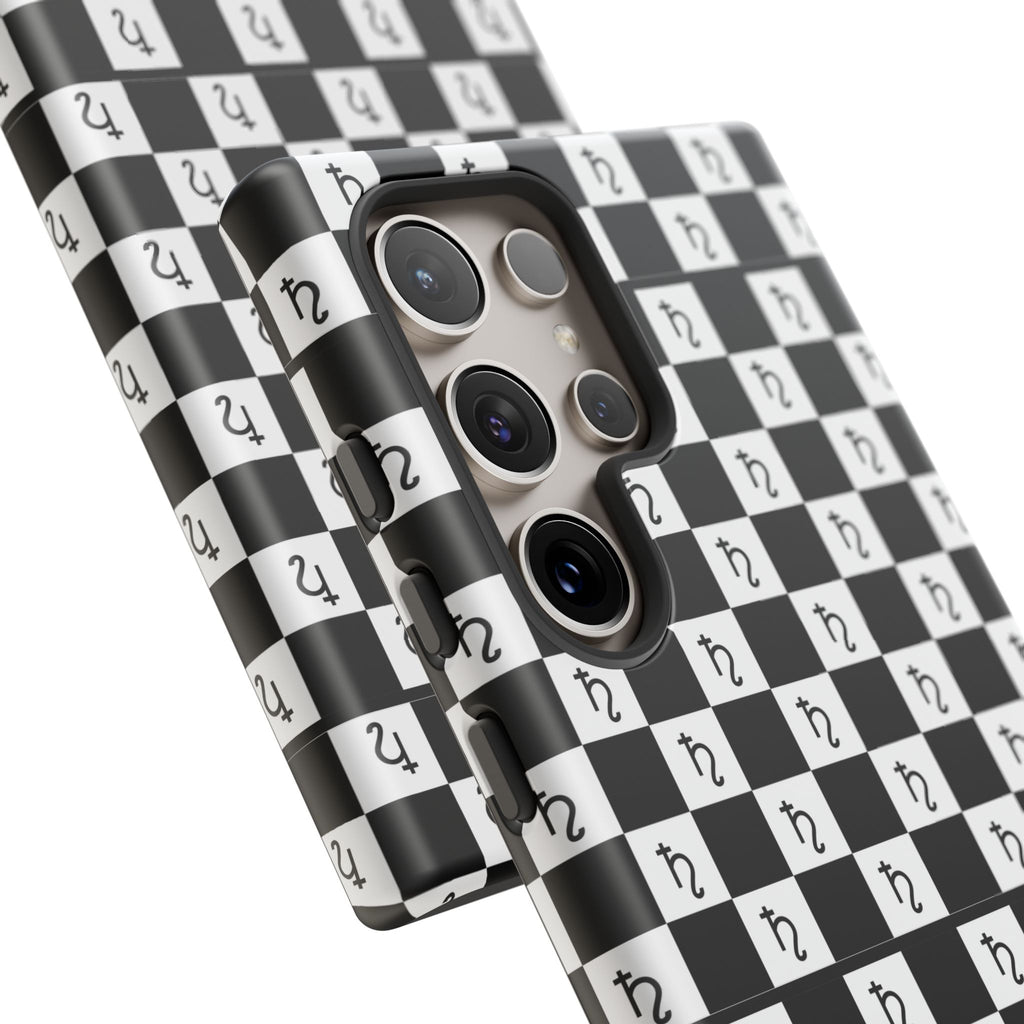 Saturn Phone Case - Checkerboard