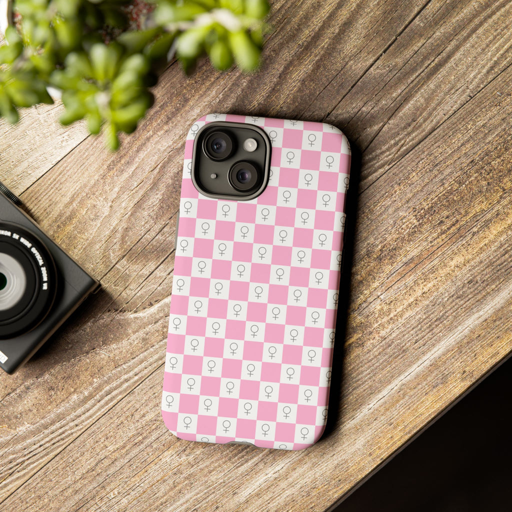 Venus Phone Case - Checker