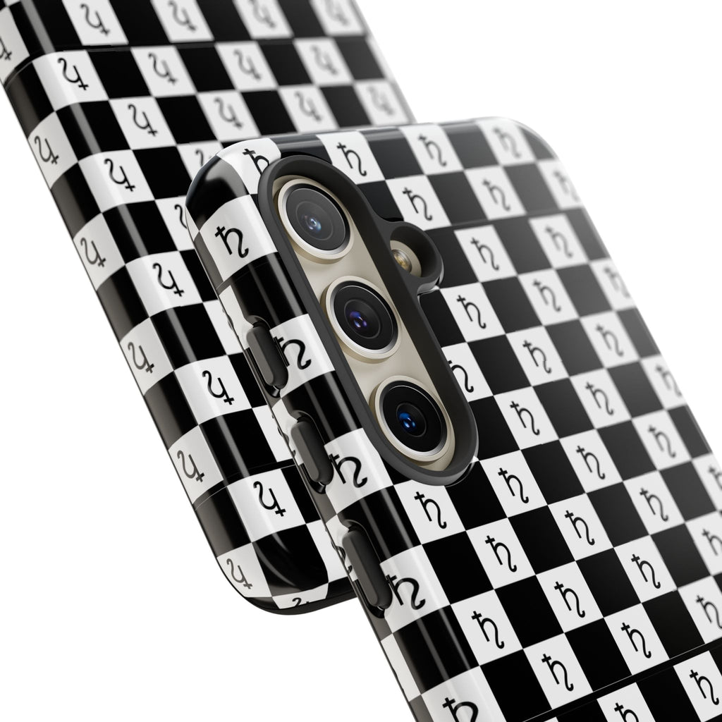 Saturn Phone Case - Checkerboard