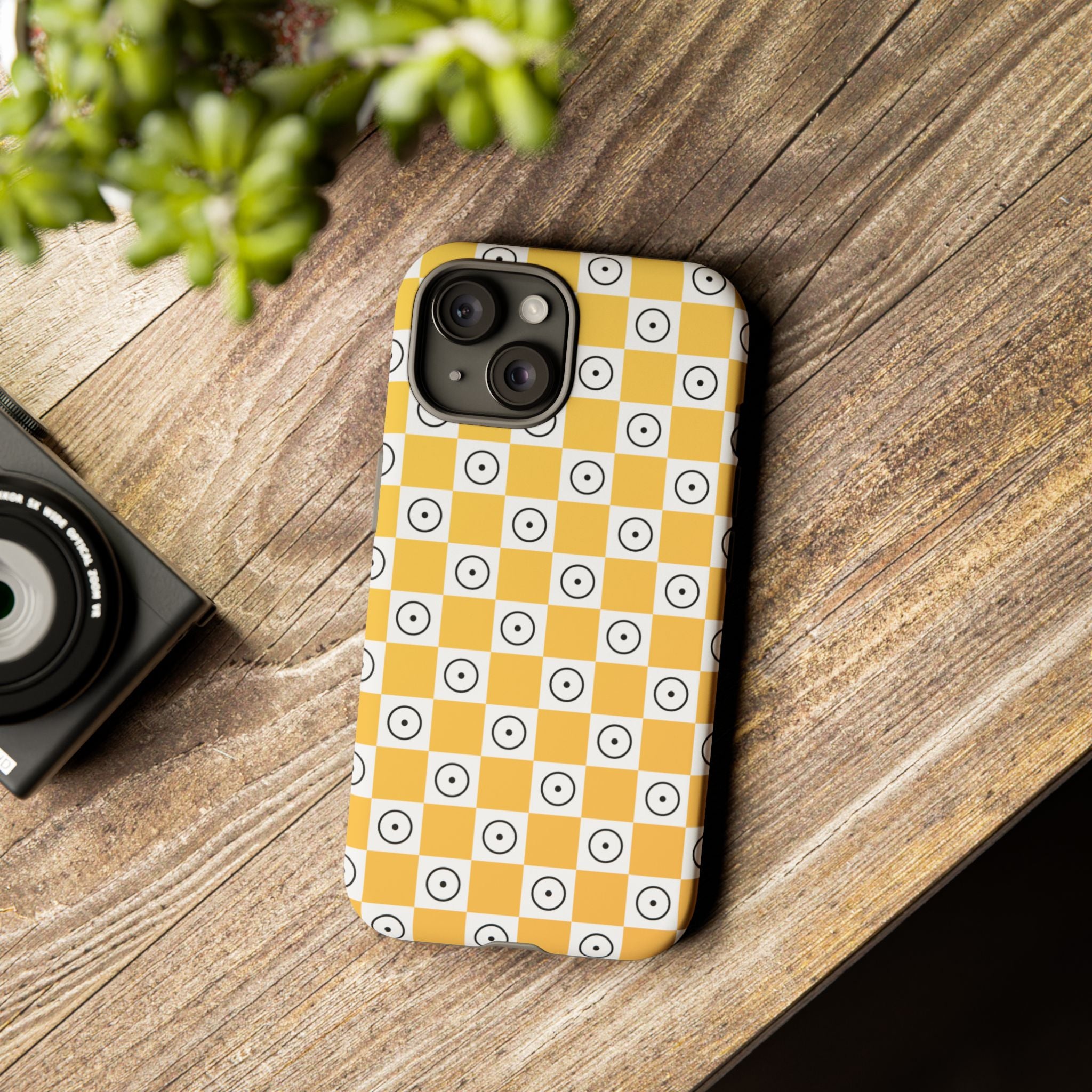 Sun Phone Case - Checker