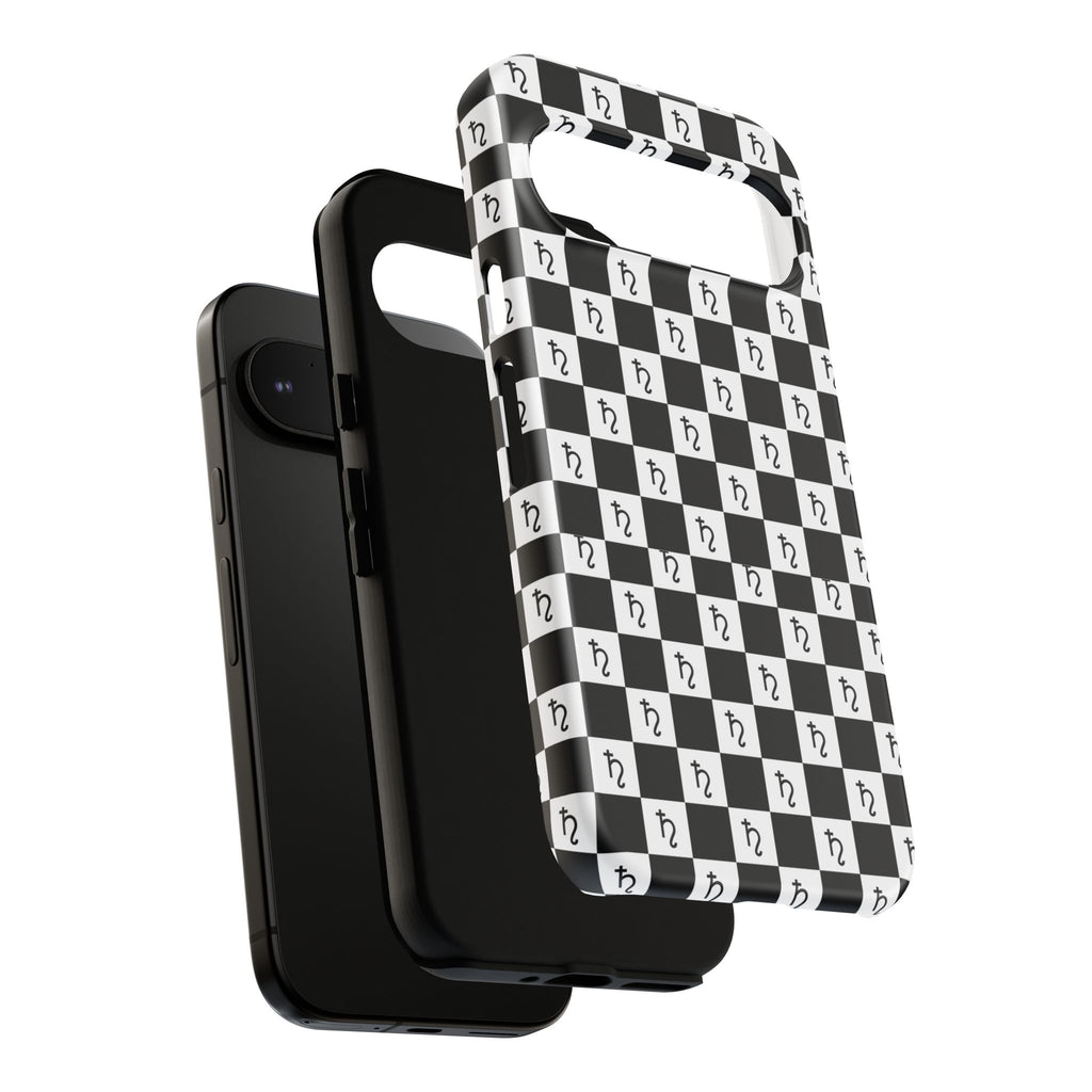 Saturn Phone Case - Checkerboard