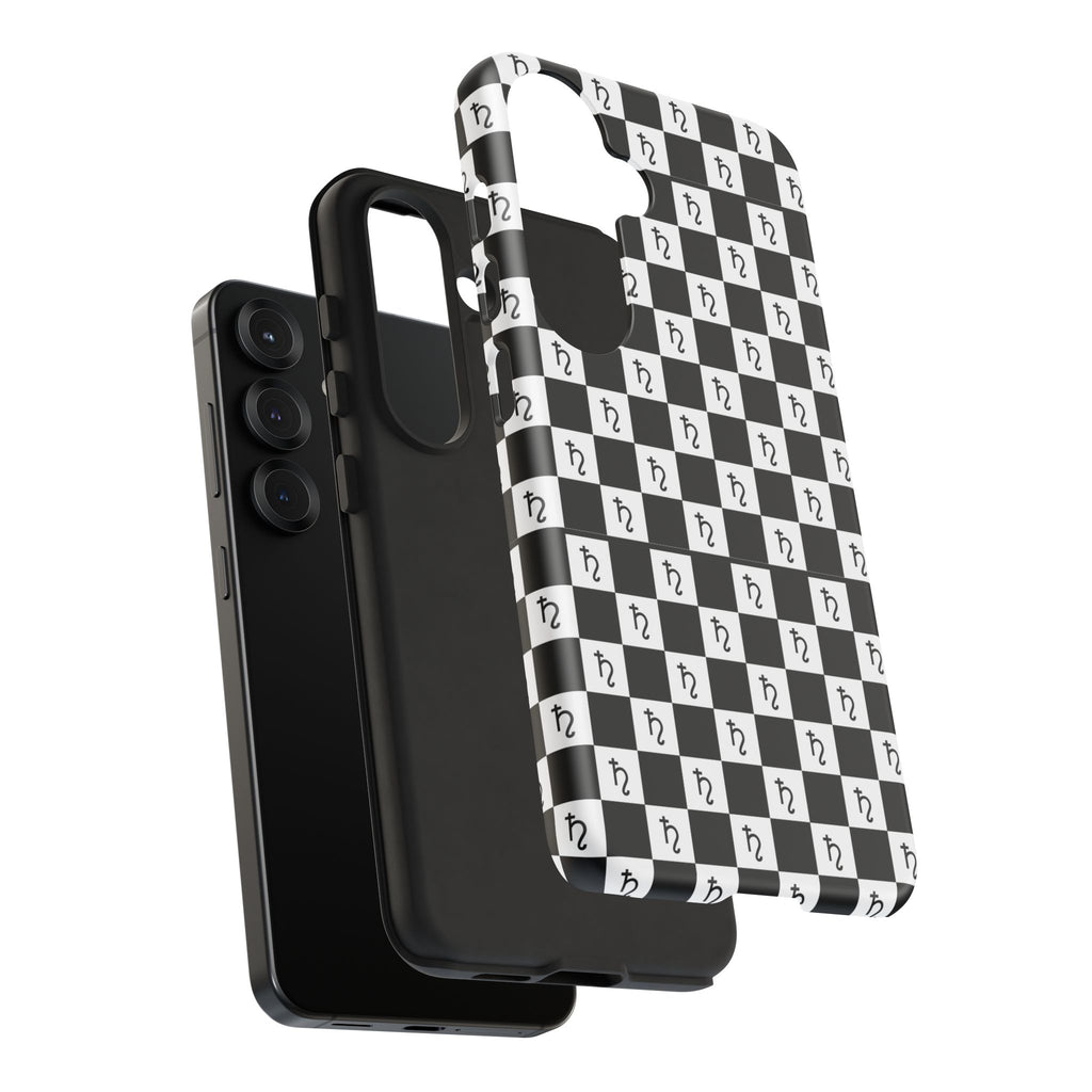 Saturn Phone Case - Checkerboard