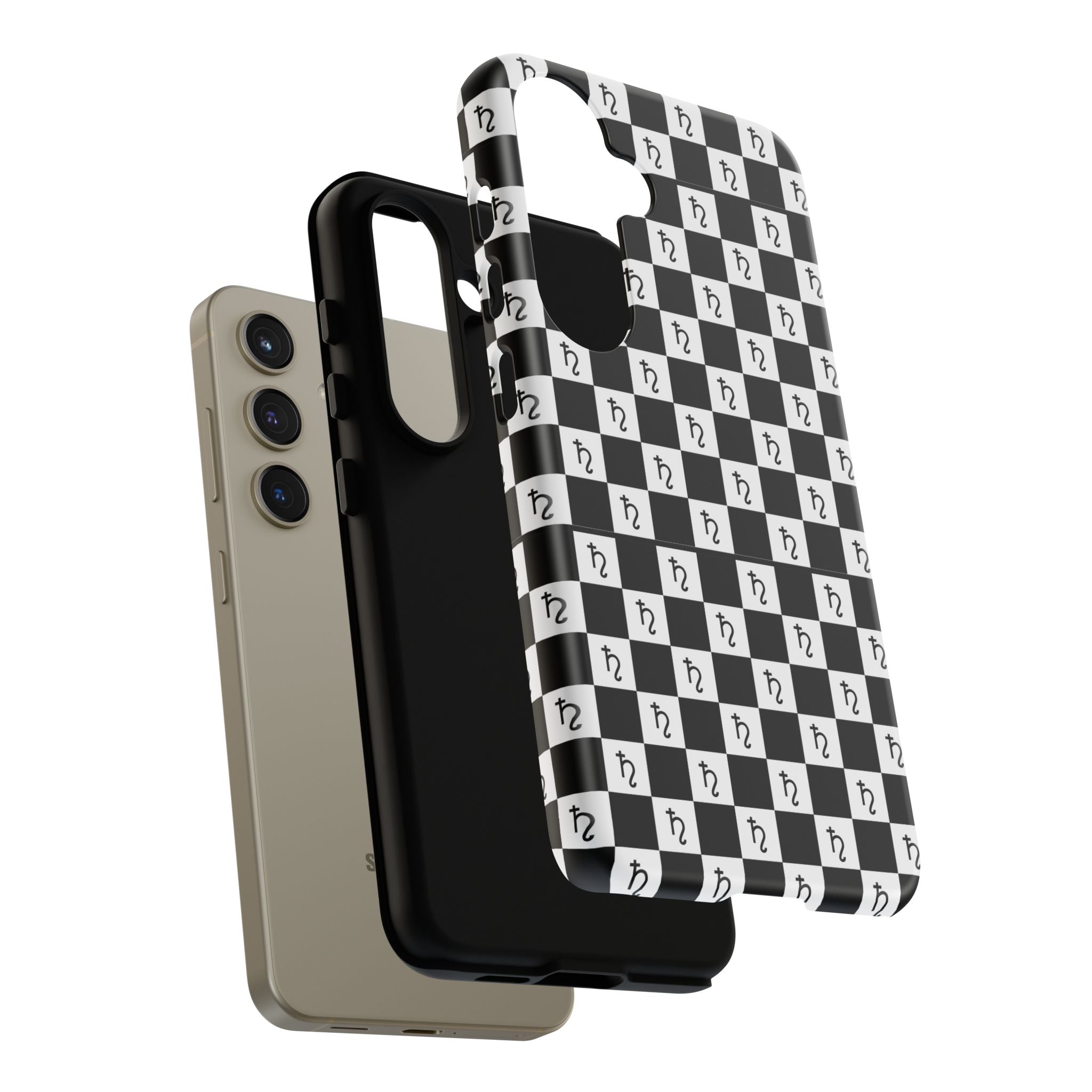 Saturn Phone Case - Checkerboard