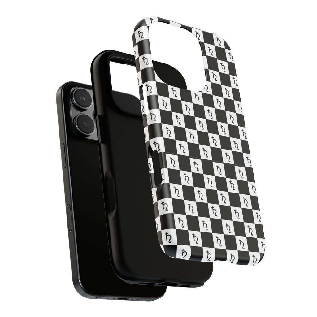 Saturn Phone Case - Checkerboard