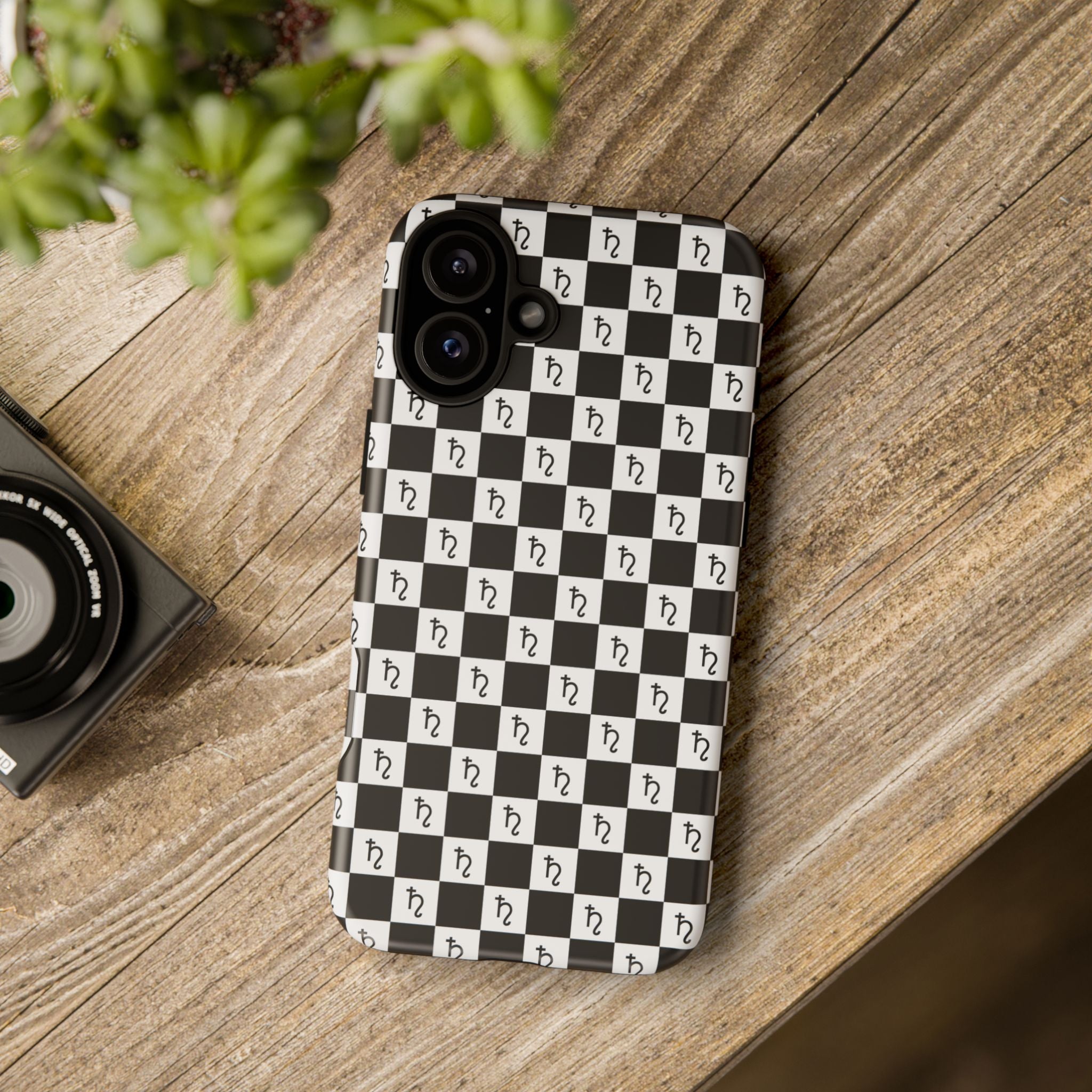 Saturn Phone Case - Checkerboard