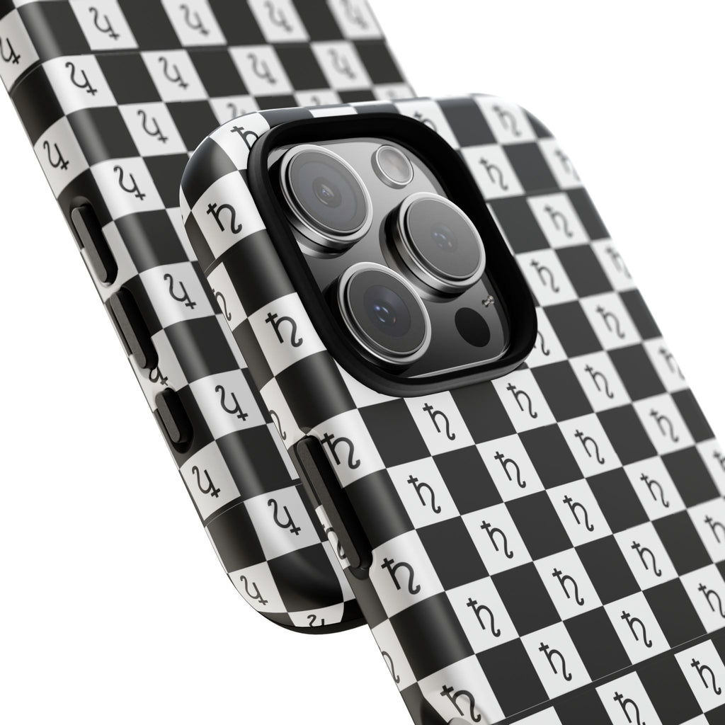 Saturn Phone Case - Checkerboard