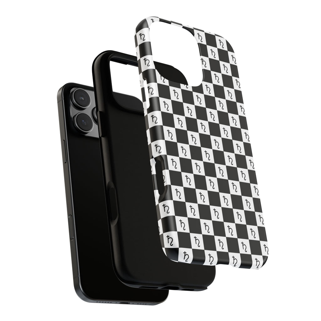 Saturn Phone Case - Checkerboard