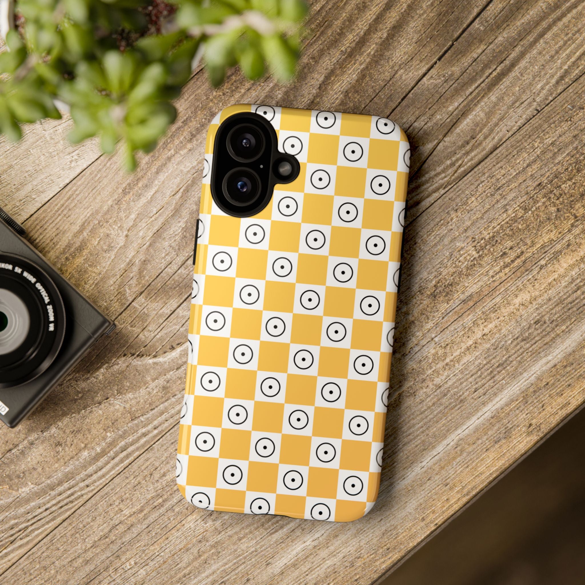 Sun Phone Case - Checker