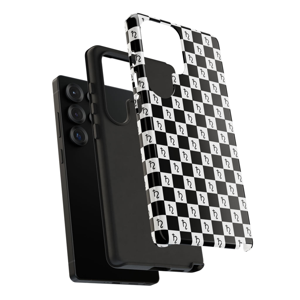 Saturn Phone Case - Checkerboard