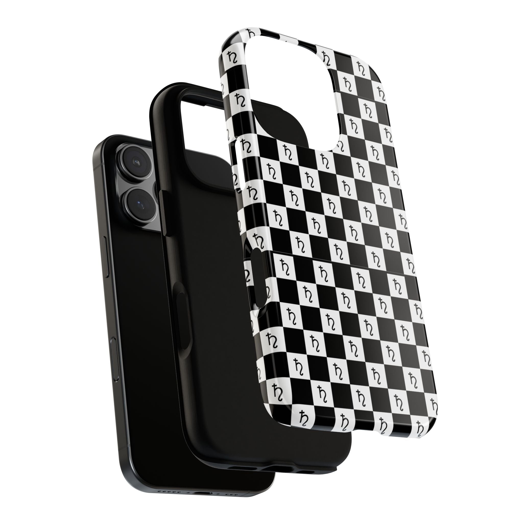 Saturn Phone Case - Checkerboard