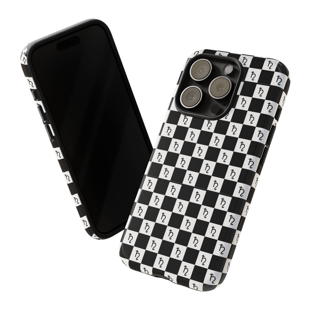 Saturn Phone Case - Checkerboard