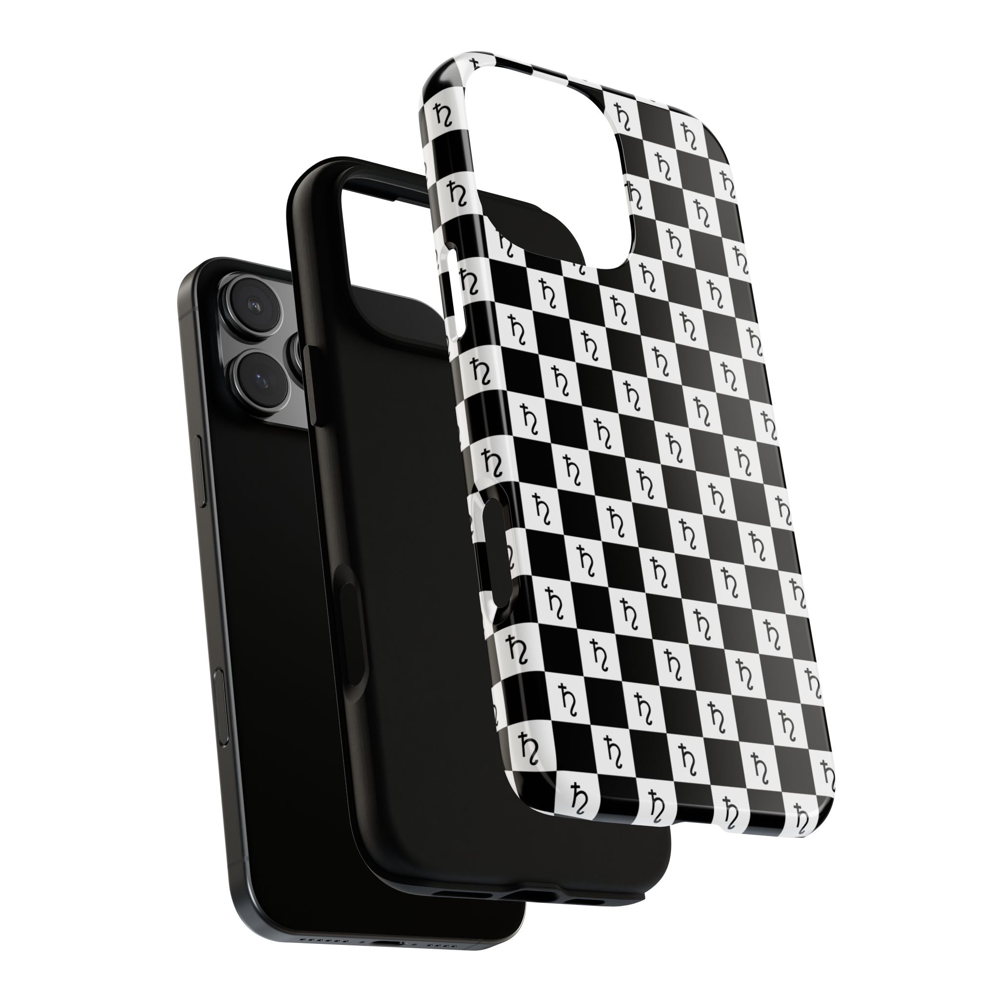 Saturn Phone Case - Checkerboard
