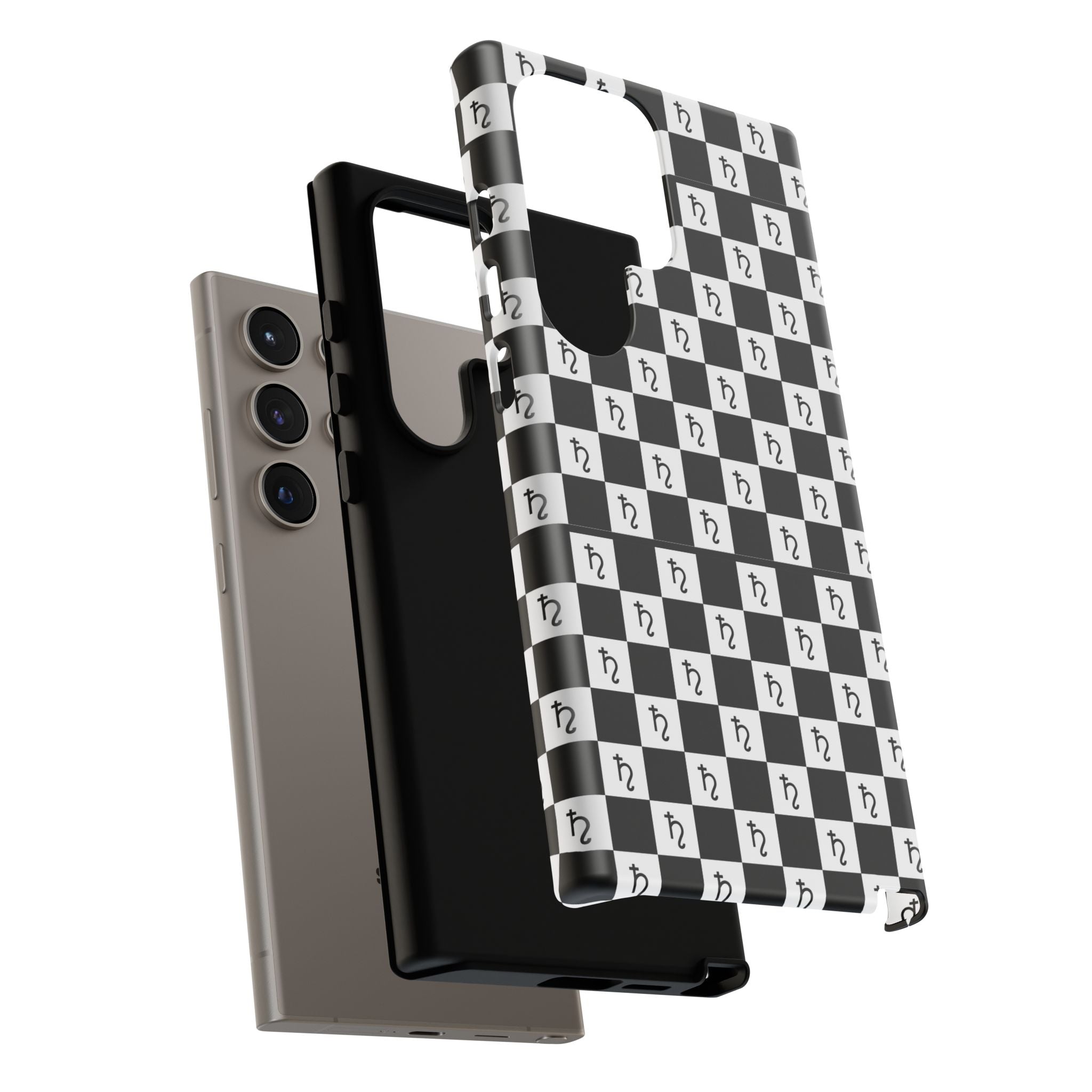 Saturn Phone Case - Checkerboard