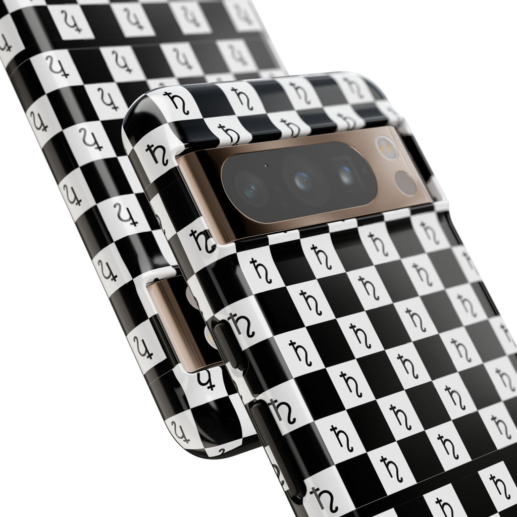 Saturn Phone Case - Checkerboard